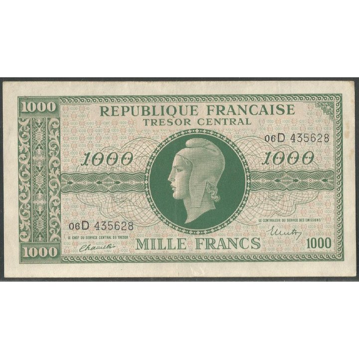 Francia Libre, 1.000 Francs ND1944 P107(2)