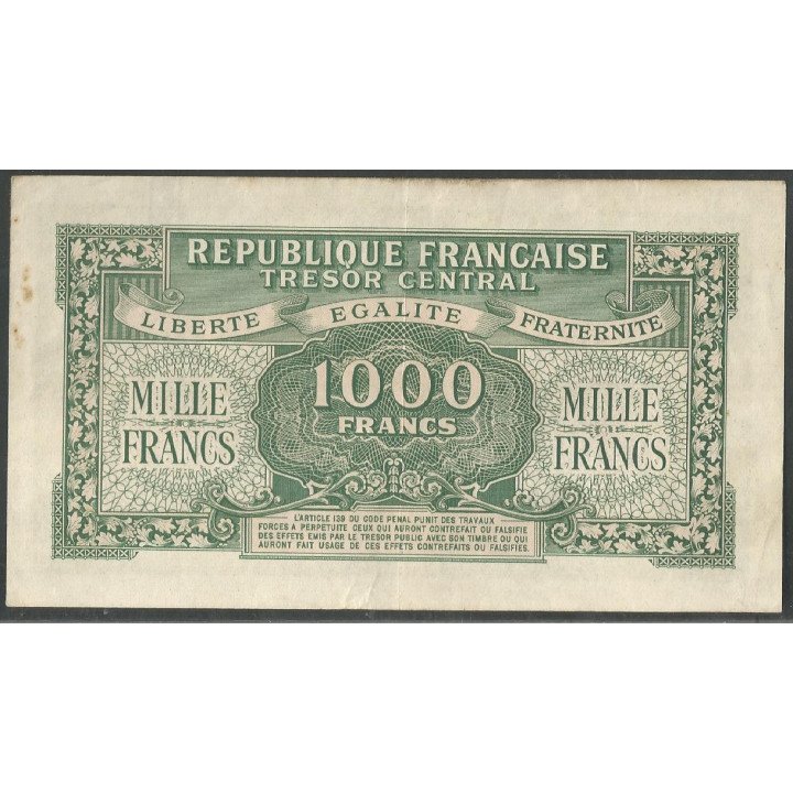 Francia Libre, 1.000 Francs ND1944 P107(2)