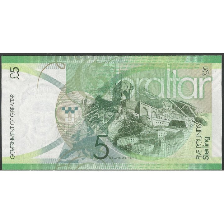 Gibraltar, 5 Pounds 1 Ene 2011 P35
