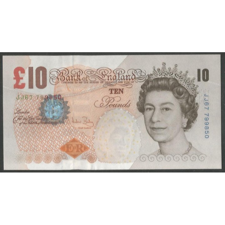 Inglaterra, 10 Pounds ND2004 P389c
