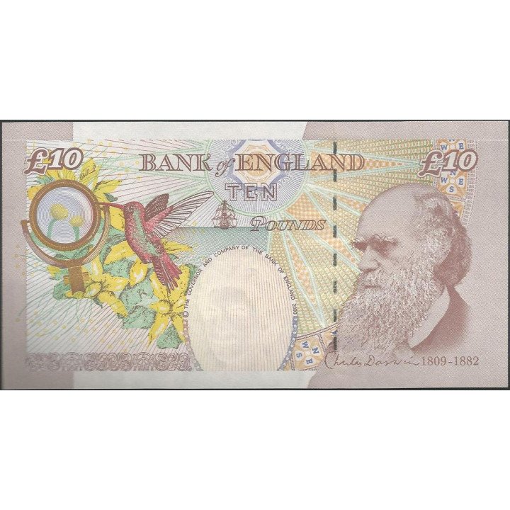 Inglaterra, 10 Pounds ND2004 P389c