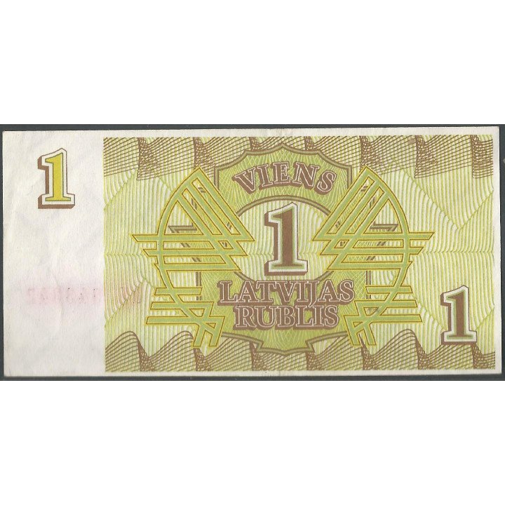 Latvia, 1 Rublei 1992 P35