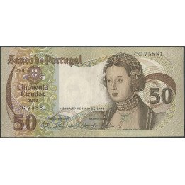 Portugal, 50 Escudos 28 May 1968 P174a4