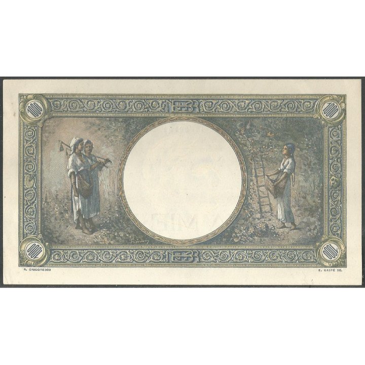 Rumania, 1.000 Lei 10 Sep 1941 P52a
