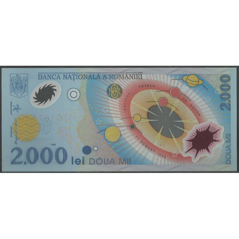 Rumania, 2.000 Lei 1999 P111a