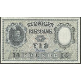 Suecia, 10 Kronor 1955 P43c4