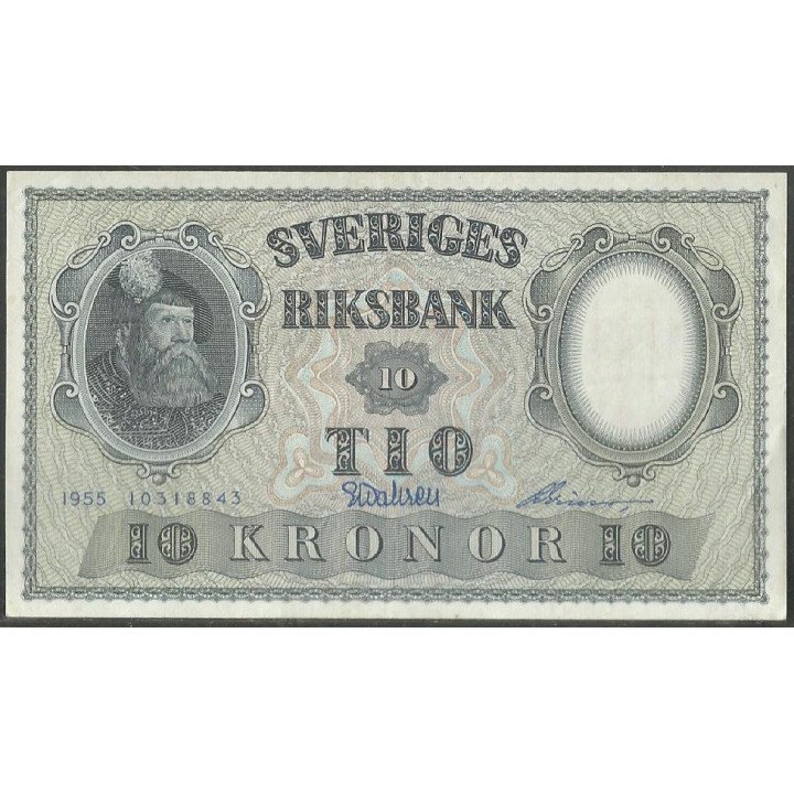 Suecia, 10 Kronor 1955 P43c4