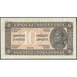 Yugoeslavia, 10 Dinar 1944 P50a