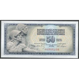 Yugoeslavia, 50 Dinara 1 May 1968 P83b