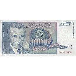 Yugoeslavia, 1.000 Dinara 1991 P110