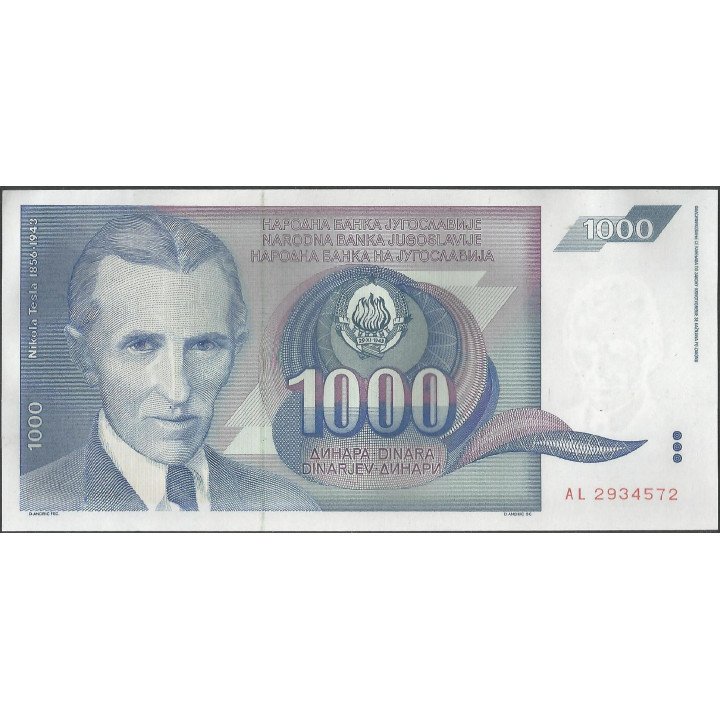 Yugoeslavia, 1.000 Dinara 1991 P110
