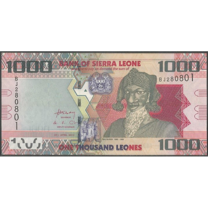 Sierra Leona 1.000 Leones 27 Abr 2010 P30a