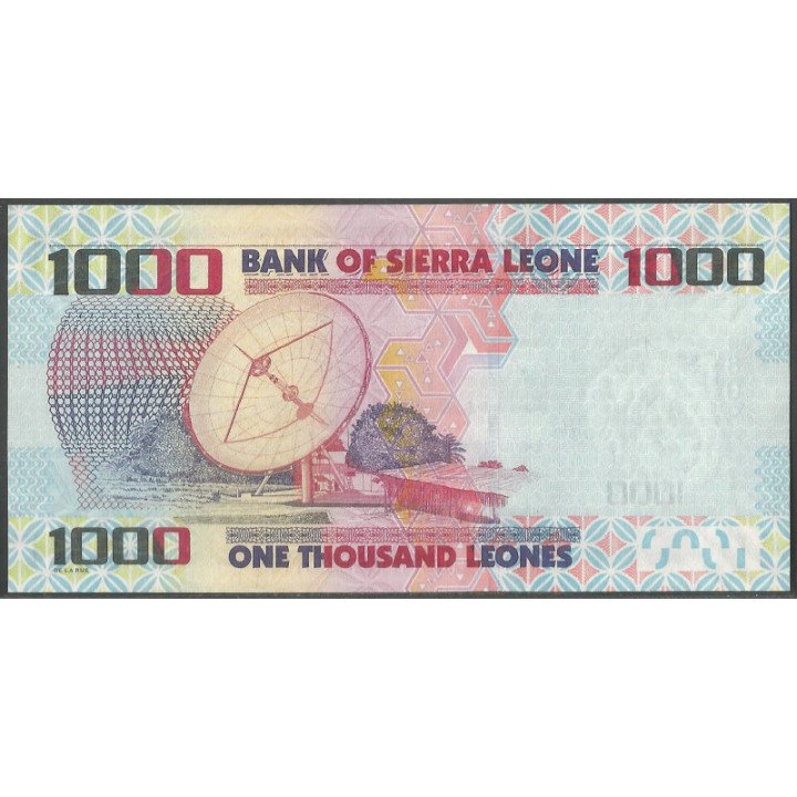 Sierra Leona 1.000 Leones 27 Abr 2010 P30a reverso