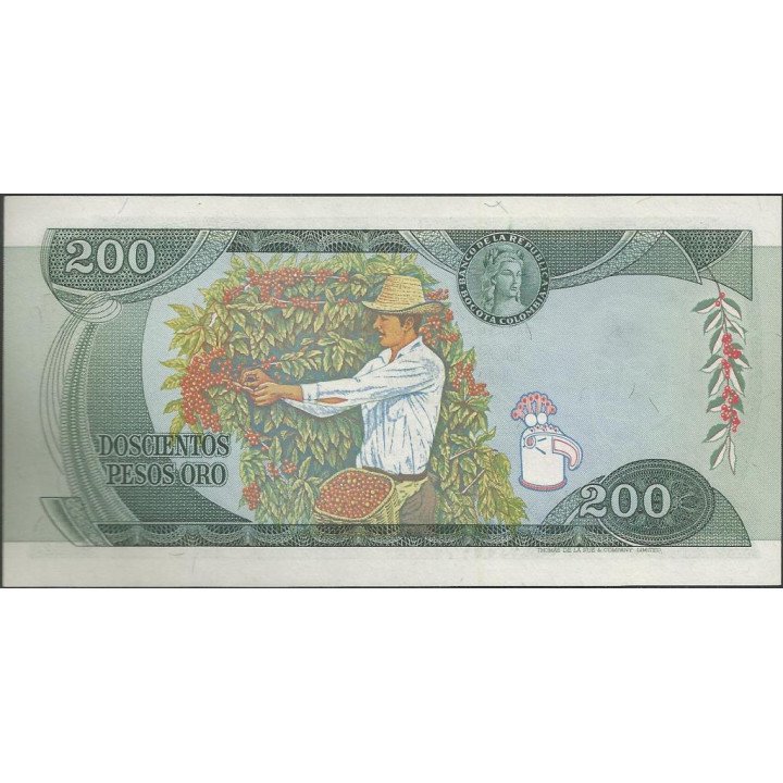 Billete de 200 Pesos 20 Jul 1978 8 Dig. BGW343