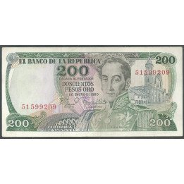 Billete de 200 Pesos 1 Ene 1980 BGW347
