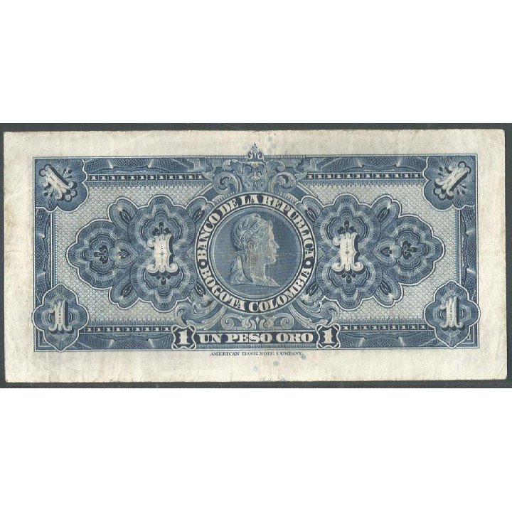 Billete de 1 Peso 20 jul 1940 BGW021
