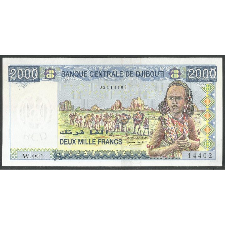Djibouti 2.000 Francs ND1997 P40