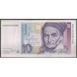 Alemania, 10 Mark 1 Oct 1993 P38c