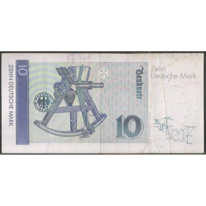 Alemania, 10 Mark 1 Oct 1993 P38c