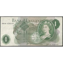 Inglaterra, 1 Pound ND1970-77 P374g