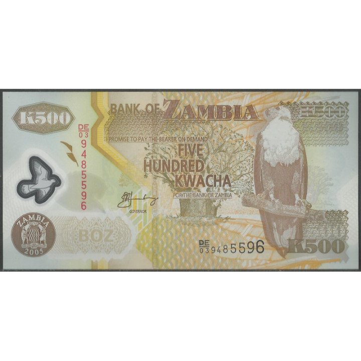 Zambia 500 Kwacha 2005 P43d