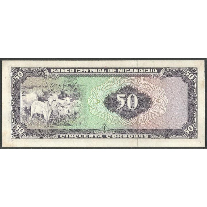 Nicaragua, 50 Cordobas D 20 Feb 1978 P130