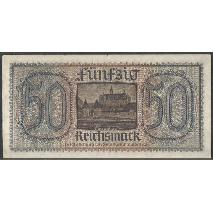 Alemania 3° Reich, 50 Reichsmark ND1940-5 PR140(1)