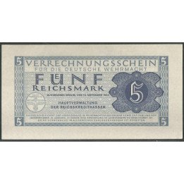 Alemania 3° Reich, 5 Reichsmark 15 Sep 1944 PM39