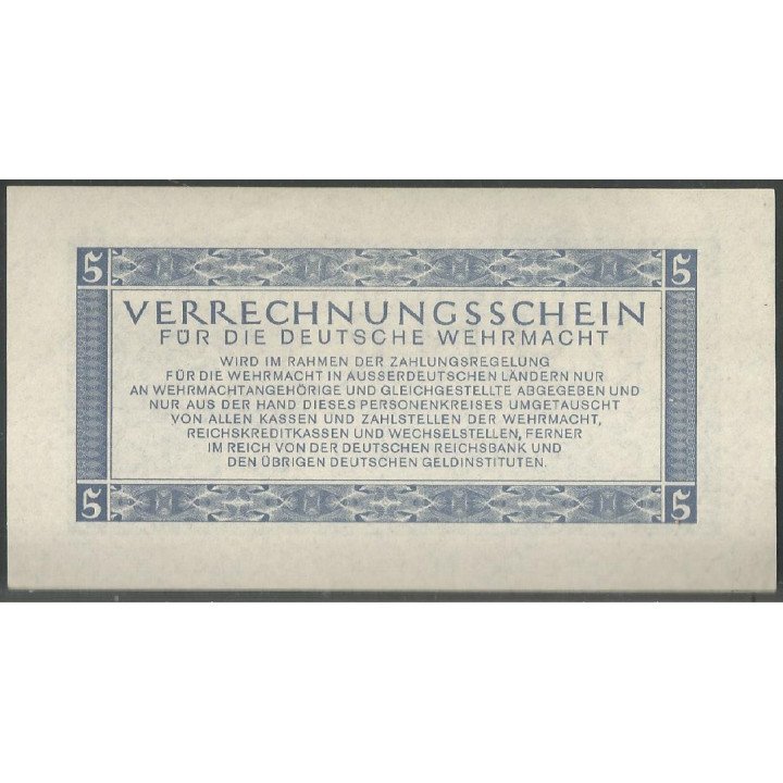 Alemania 3° Reich, 5 Reichsmark 15 Sep 1944 PM39