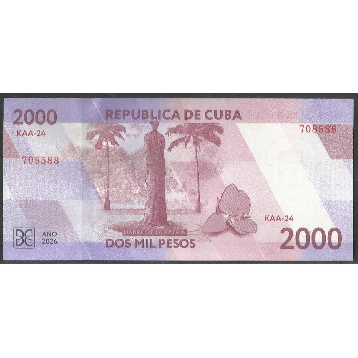Cuba, 2.000 Pesos 2026 P145