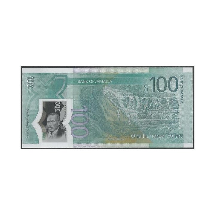 Jamaica 100 Dollars ND2023 P97 reverso