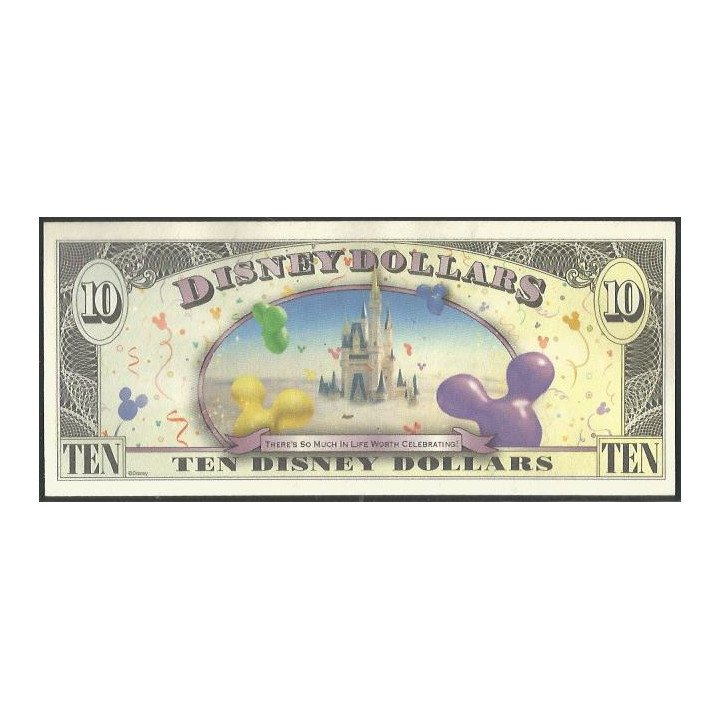 Disney, 10 Dollars 2009 T Birthday Party DIS154