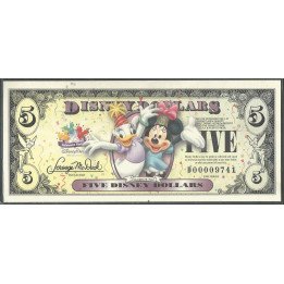 Disney, 5 Dollars 2009 Daisy - Minnie D DIS156