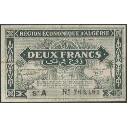 Argelia, 2 Francs L1944 P99a