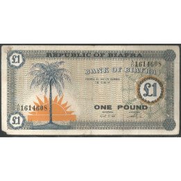 Biafra, 1 Pound ND1967 P2