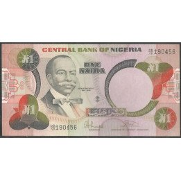 Nigeria, 1 Naira ND1984 Firma 7 P23b1