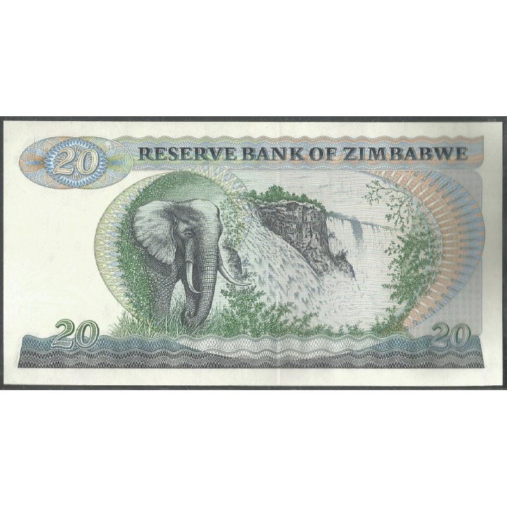 Zimbabwe, 20 Dollars 1994 P4d