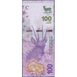 Argentina, 100 Pesos ND2018 Serie C P363A