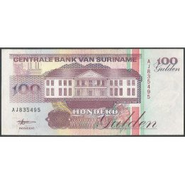 Suriname, 100 Gulden 10 Abr 1998 P139b