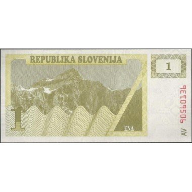 Slovenia, 1 Tolar 1990 P1a