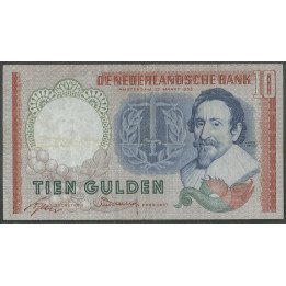 Holanda, 10 Gulden 23 Mar 1953 P85