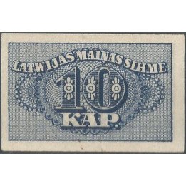 Latvia, 10 Kap ND1920 P10a
