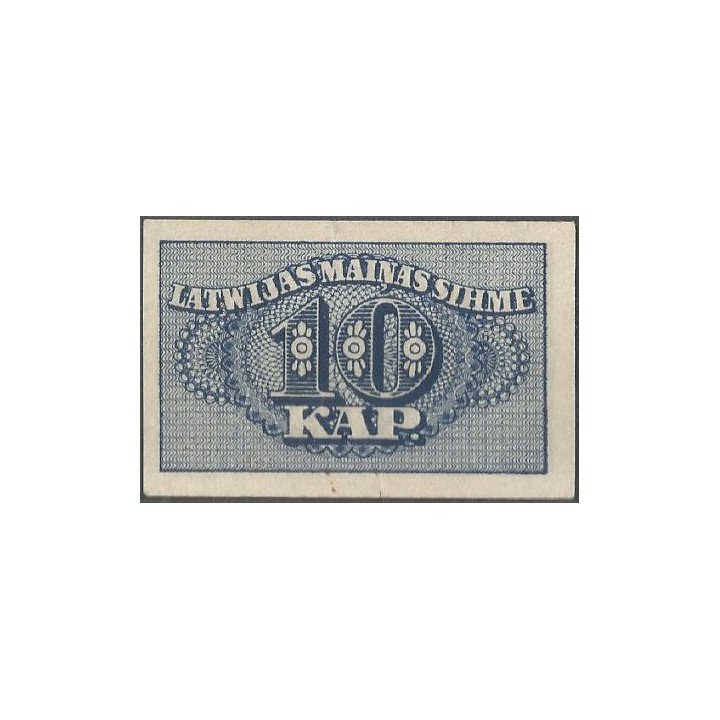 Latvia, 10 Kap ND1920 P10a
