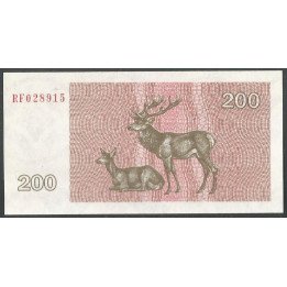 Lituania, 200 Talonas 1992 P43a