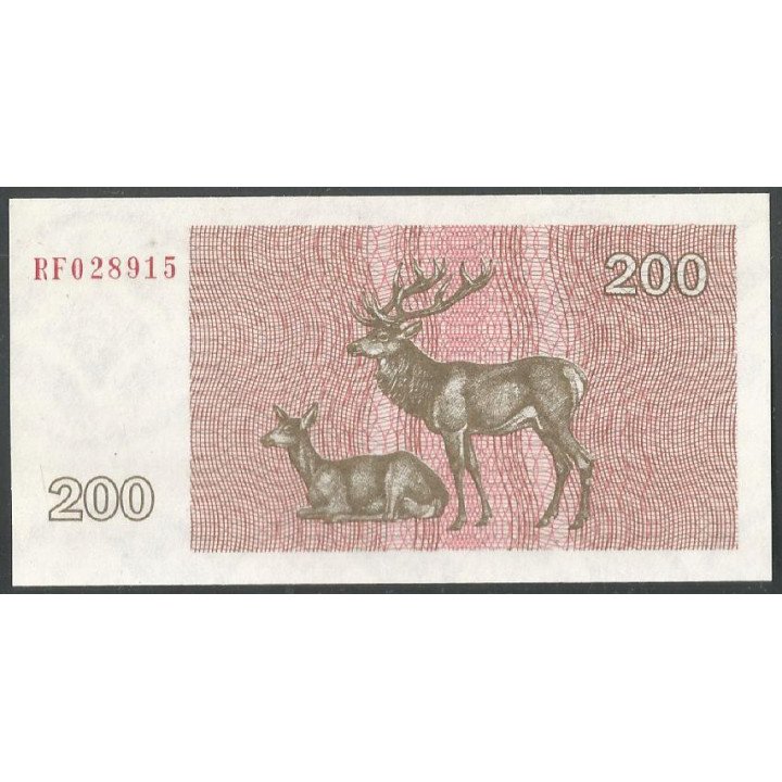 Lituania, 200 Talonas 1992 P43a