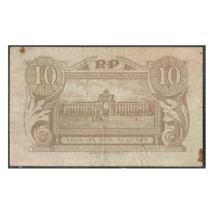 Portugal, 10 Centavos 11 Abr 1925 P101