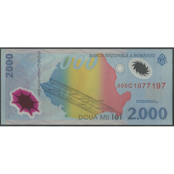 Rumania, 2.000 Lei 2000 P111a