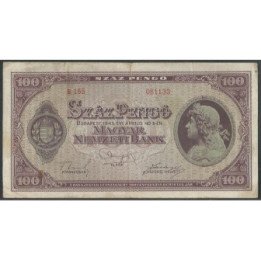 Hungria 100 Pengo 5 Abr 1945 P111b