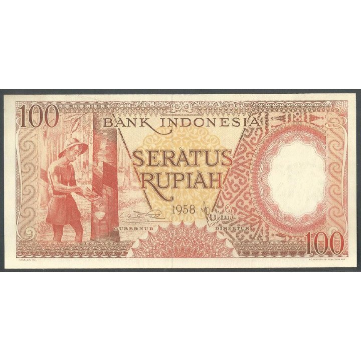 Indonesia, 100 Rupias 1958 P59
