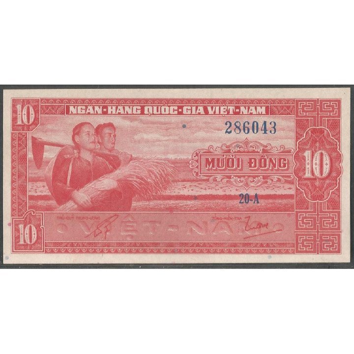 Vietnam Sur, 10 Dong ND1962 P5a